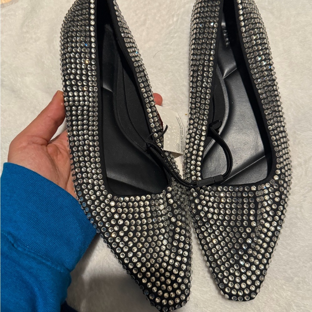 Elegant Black and Silver Women's Shoes